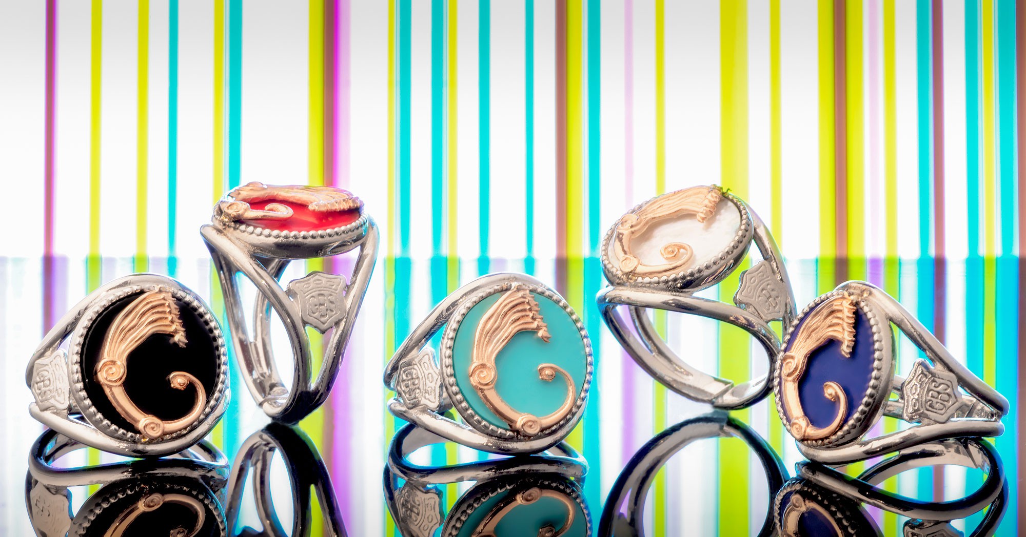 Blue Nuance Dragon Ring