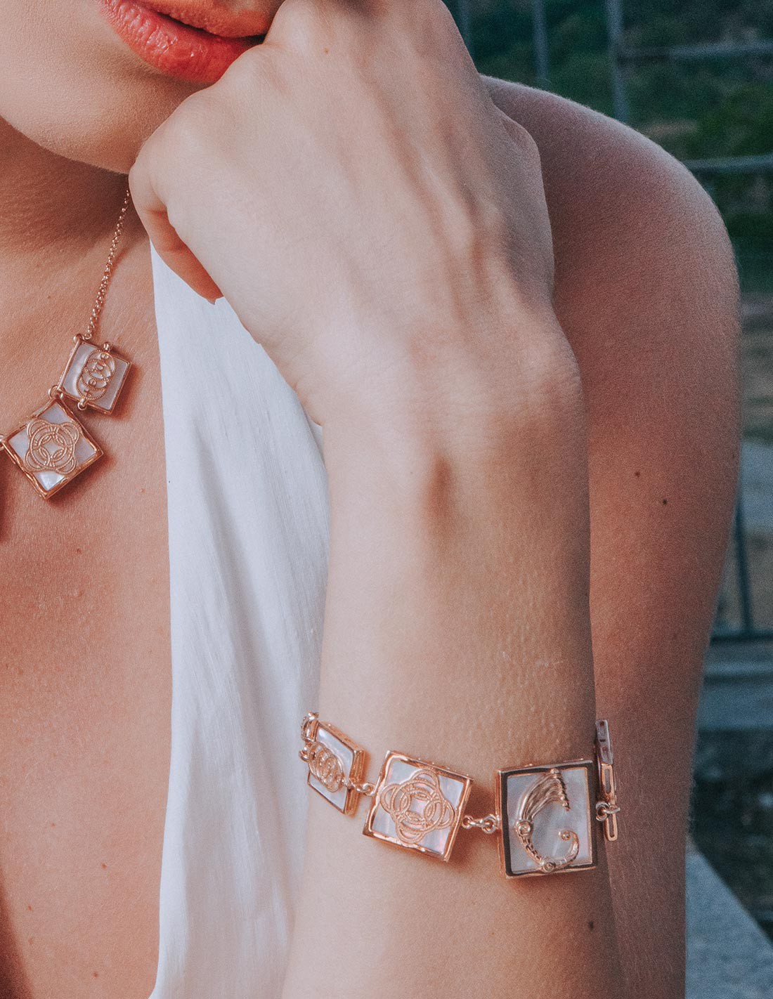 White Figurarum Bracelet