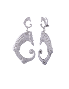 Silver Dragon Earrings