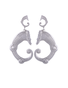 Silver Dragon Earrings 2
